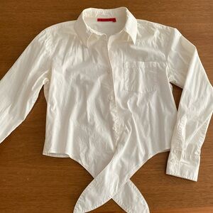 Burns mid-waist blouse